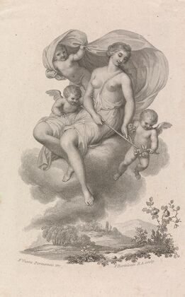 Venus with three Cupids in the Sky (1800)
