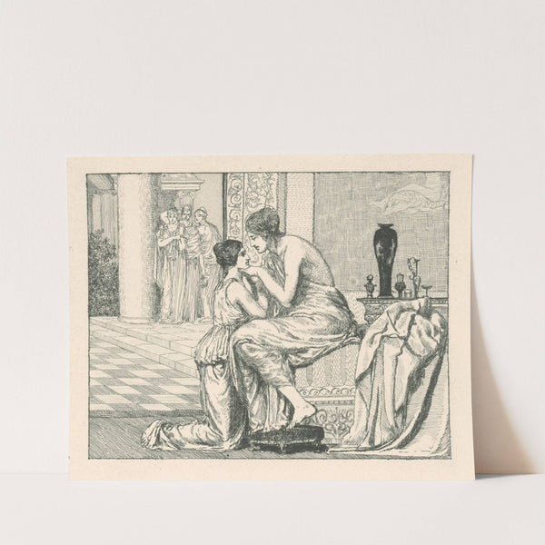 Venuša a Psyché (1881) by Max Klinger