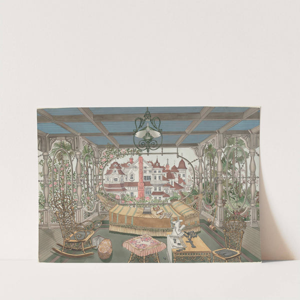 Veranda, 1885 by Perkins Harnly