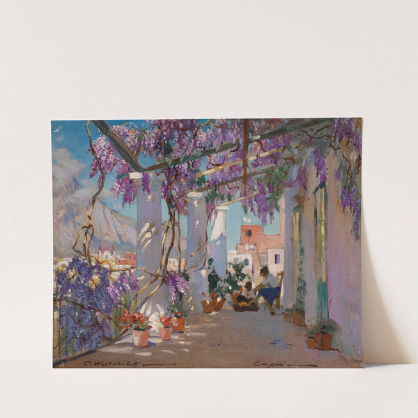 Veranda In Capri by Constantin Westchiloff