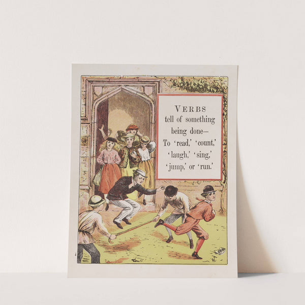 Verbs (1868) by Walter Crane