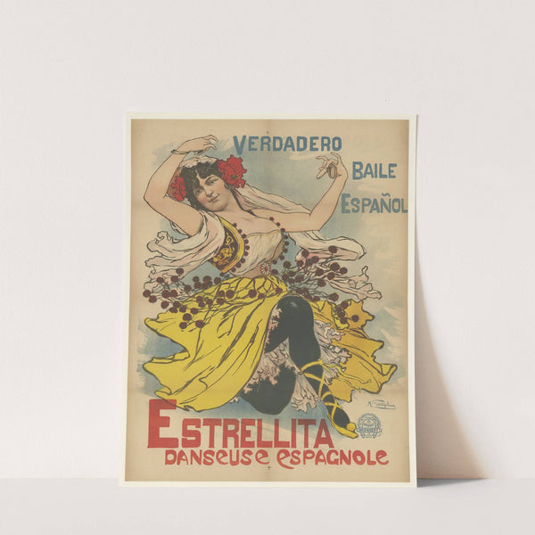Verdadero baile espanol. Estrellita danseuse espagnole (1895-1900) by M. Stéphane