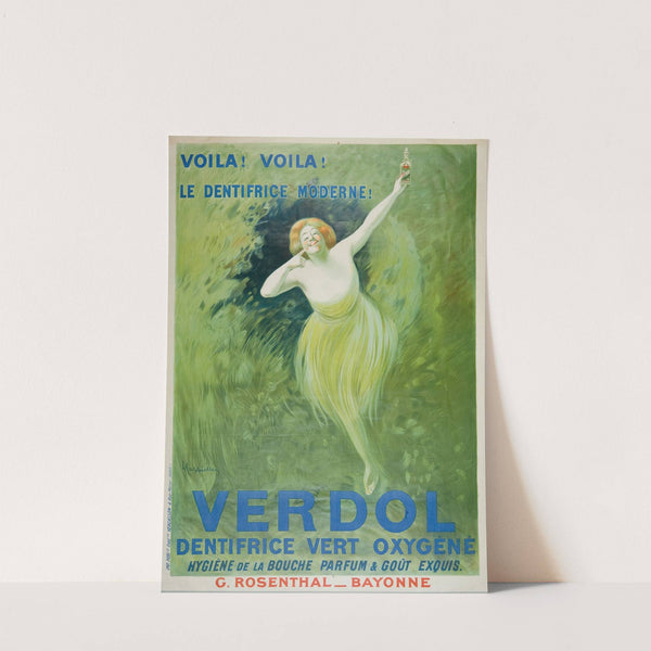 Verdol, dentrifice vert oxygéné (1911) by Leonetto Cappiello