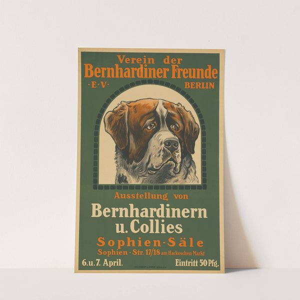 Verein der Bernhardiner Freunde e. V. Berlin (1900 - 1914) by Hollerbaum & Schmidt