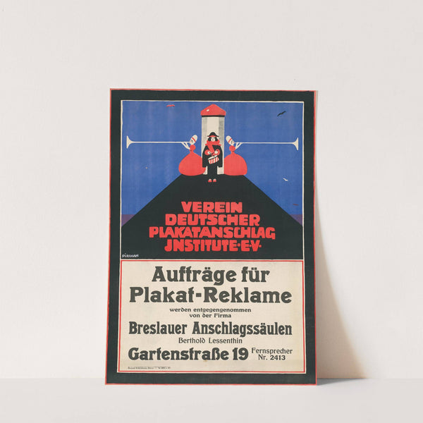 Verein Deutscher Plakatanschlag Institute e. V. (1913) by Emil Pirchan