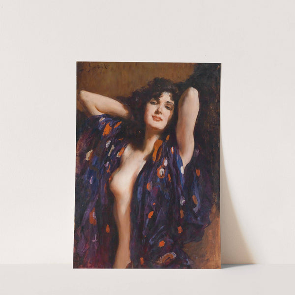 Verführerischer Blick by Leopold Schmutzler