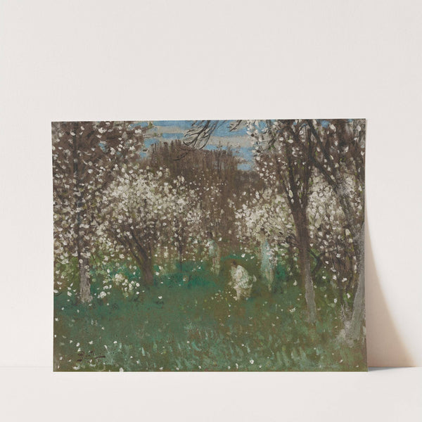 Verger en fleurs by Pierre-Eugène Montézin