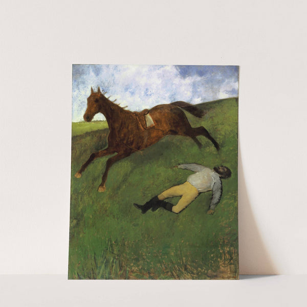 Verletzter Jockey Injured Jockey (1896-1898) by Edgar Degas