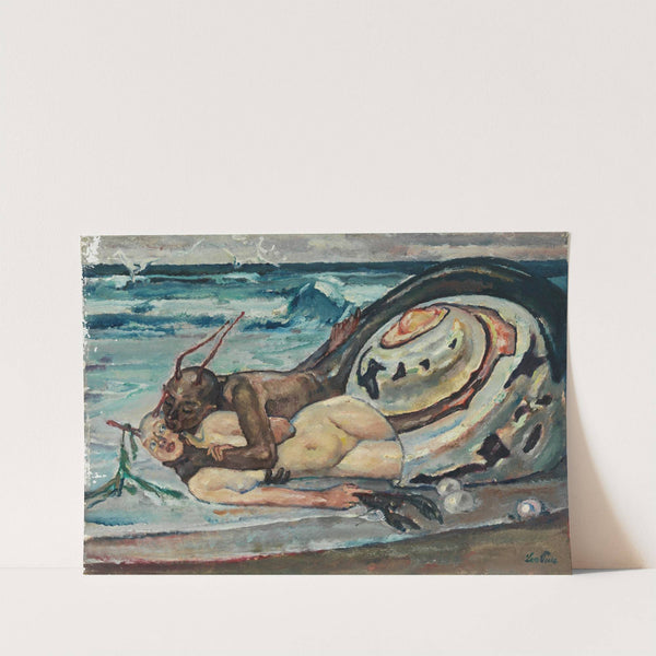 Verliebte Schnecken am Meer (1904-1906) by Leo Putz