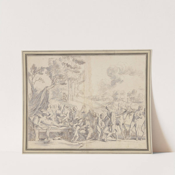 Vermählung des Bacchus und der schlafenden Ariadne by Raymond Lafage