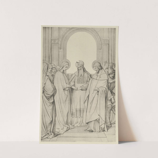 Vermälung Mariae (circa 1900) by Eduard von Steinle