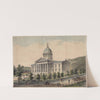 Vermont Capitol, Montpelier by John H. Bufford'''s & Sons