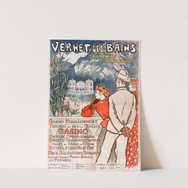 Vernet-Les-Bains. Pyrénées-orientales by Théophile Alexandre Steinlen