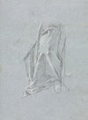 Verona Sketchbook: Drapery with foot (page 83)
