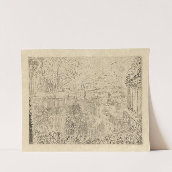 Verovering van een vreemde stad by James Ensor