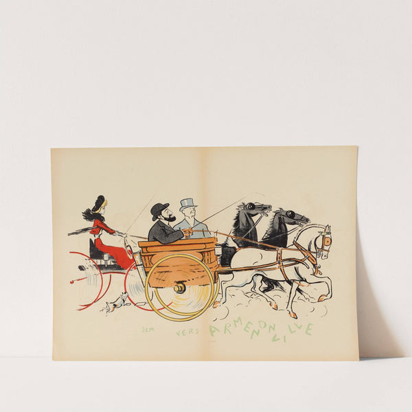 Vers Armenonville (1905) by Georges Goursat (Sem)