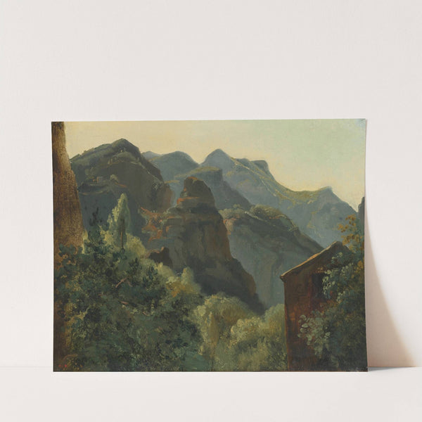 Versant de la valleé de Saint-Vincent (Auvergne) by Théodore Rousseau