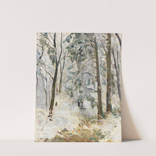 Verschneiter Waldweg (1917) by Max Slevogt