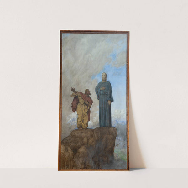 Versuchung Christi (1908) by Hans Thoma