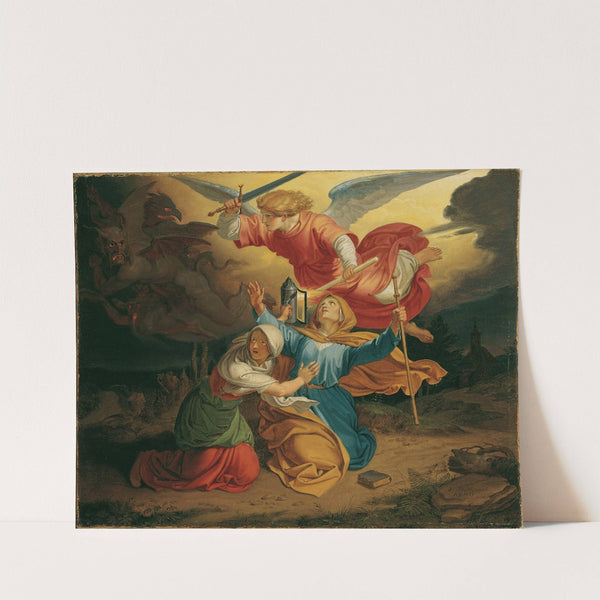 Versuchung Der Heiligen Gudula by Joseph von Führich