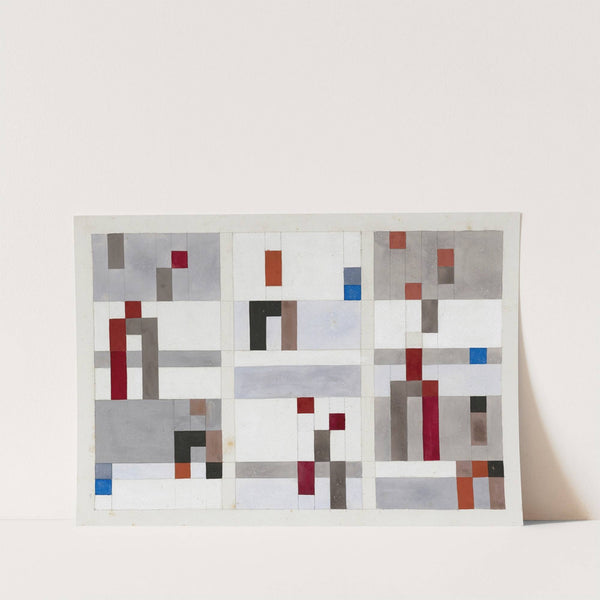 Vertical-Horizontal Composition by Sophie Taeuber-Arp