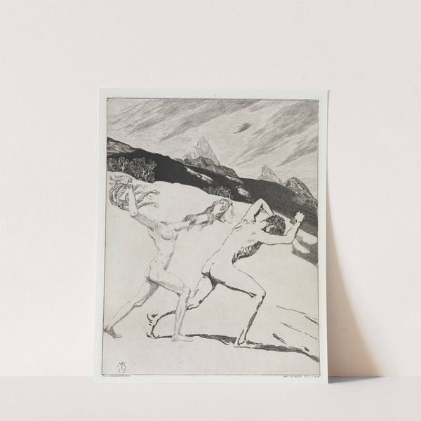 Vertreibung (Zelt, Opus XIV, 2. Teil, Nr. 45) (1915) by Max Klinger