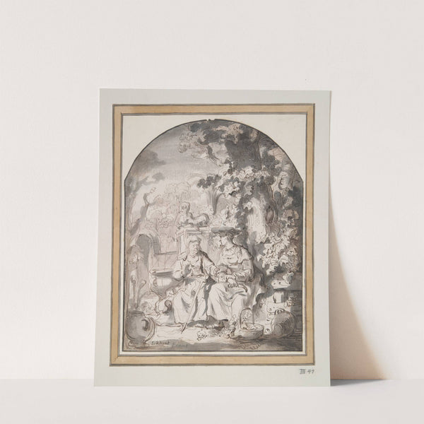 Vertumnus and Pomona by Gerbrand van den Eeckhout