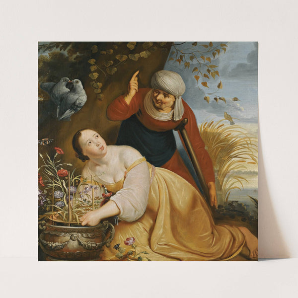 Vertumnus And Pomona (17th Century) by Haarlem School