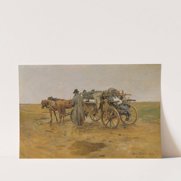 Verwundetentransport (1915) by Hans Larwin