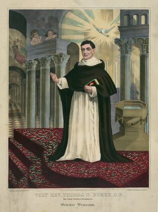 Very Rev. Thomas N. Burke, O.P. – the great patriot & Dominican – Santo Tomas (1871)
