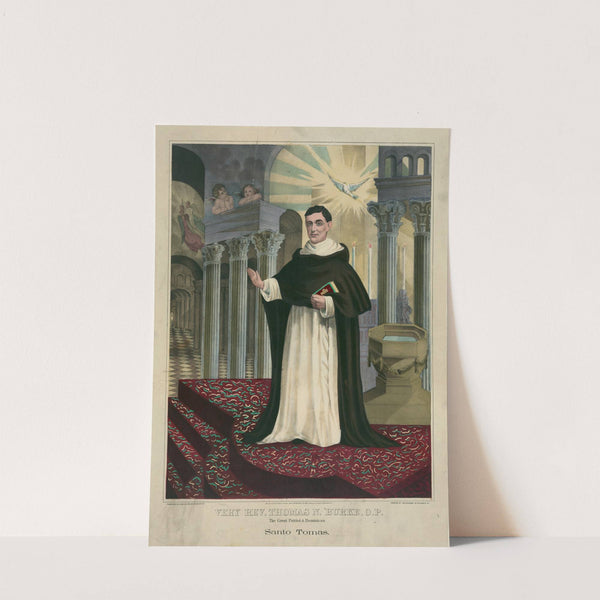 Very Rev. Thomas N. Burke, O.P. – the great patriot & Dominican – Santo Tomas (1871) by Henry Jerome Schile