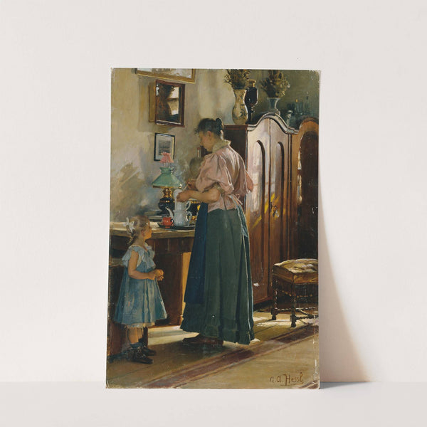 Vesperzeit by Gustav August Hessl