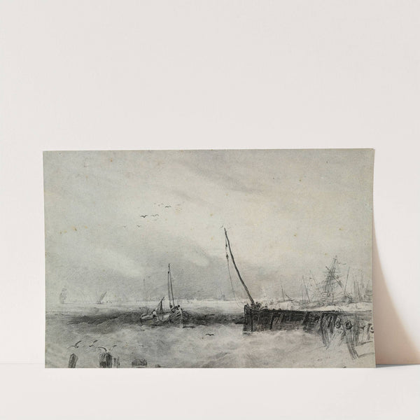 Vessels in a Squall off the Coast by William Mulready