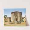 Vesta Temple in Rome (1814-1816) by Christoffer Wilhelm Eckersberg