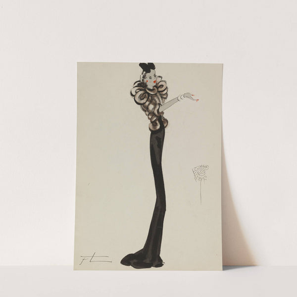 Veste courte brune travaillée en bandes (1938) by M. P. Leven