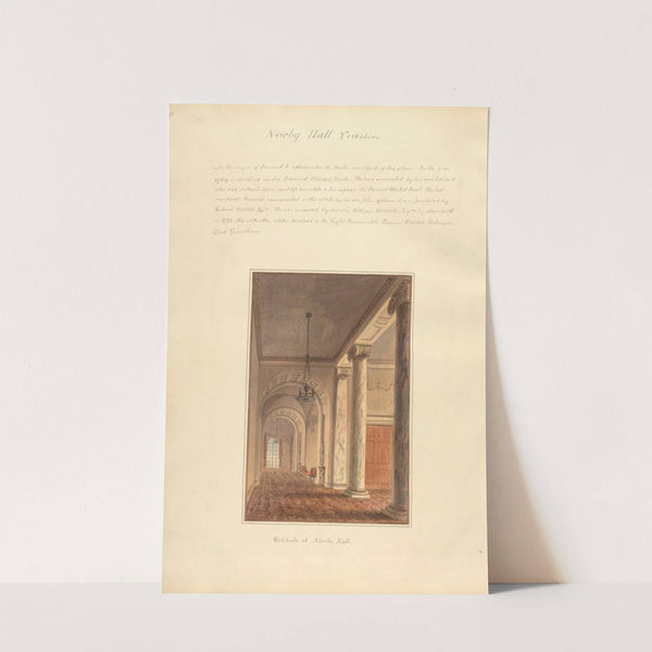 Vestibule at Newby Hall by John Buckler