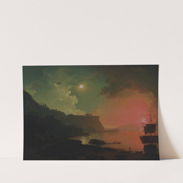 Vesuvius from Posillipo by Joseph Wright of Derby