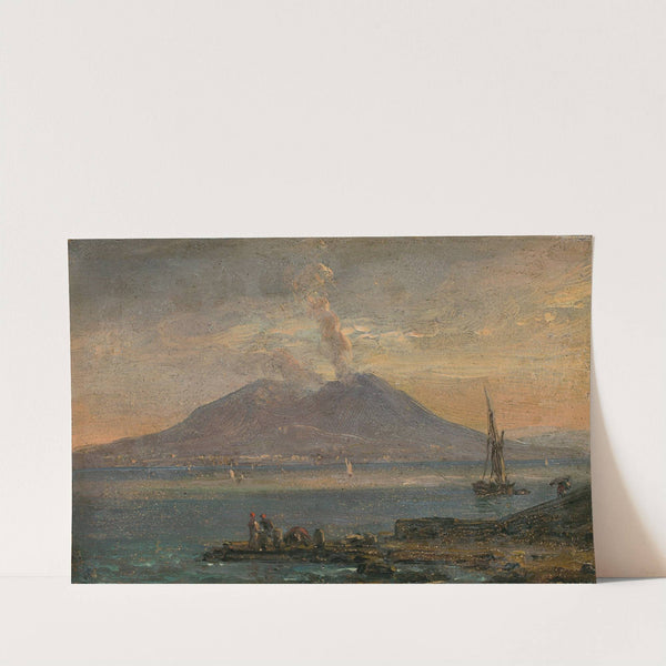 Vesuvius seen from Posillipo (1847) by Johan Christian Dahl