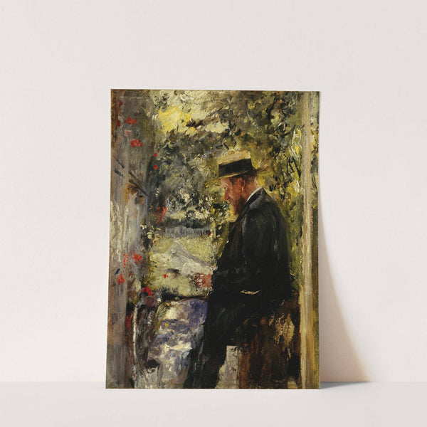 Veterinarian Reindl in the Arbor by Wilhelm Leibl