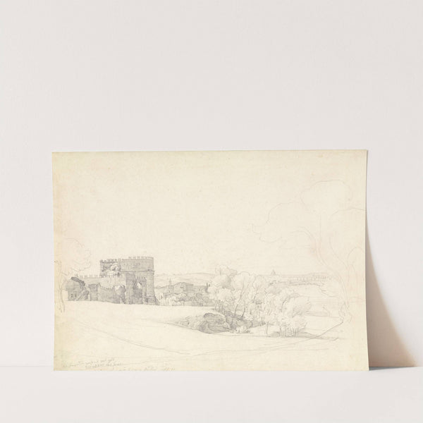 Via Appia Antica with the Tomb of Cecilia Metella by Ernst Fries