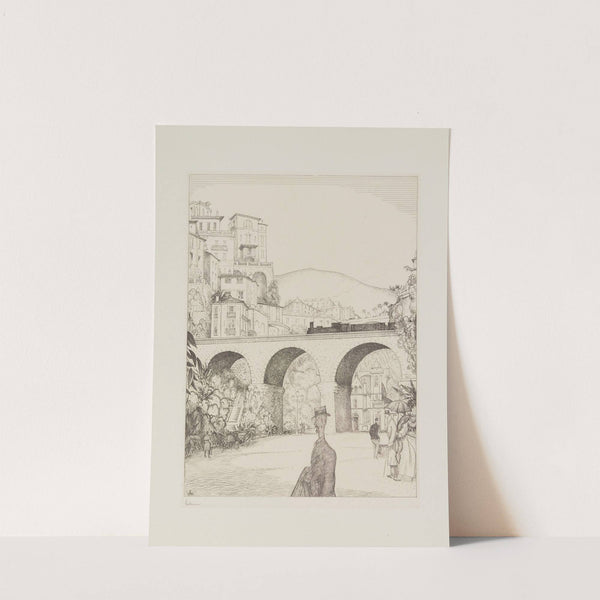 Viaduc à Monaco by Jean-Émile Laboureur