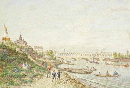 Viaduc du Point du jour, pris hors la porte de Billancourt — size preview