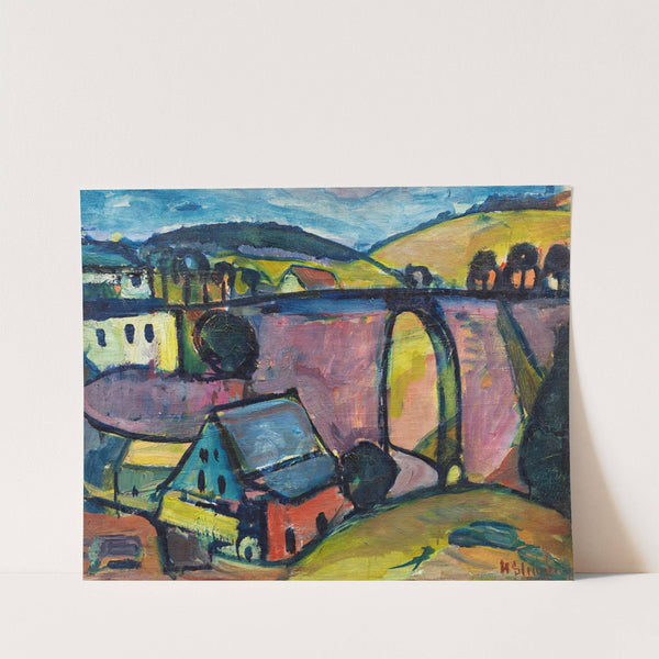 Viadukt bei Monschau by Hermann Stenner