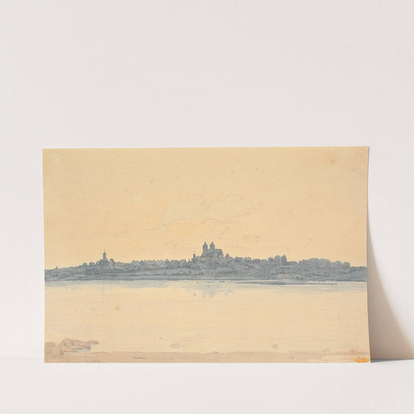 Viborg Seen from Asmild Klosterhave near Søndersø by Martinus Rørbye