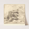 Victim of a Fire (Victime d’un incendie) by Alphonse Legros