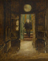 Victor Hugo descendant de son cabinet de travail à Hauteville House