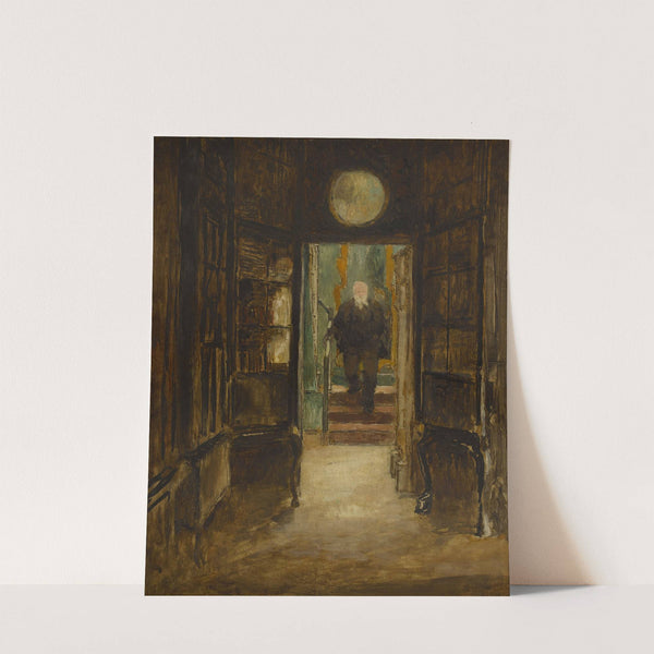 Victor Hugo descendant de son cabinet de travail à Hauteville House by Georges Hugo