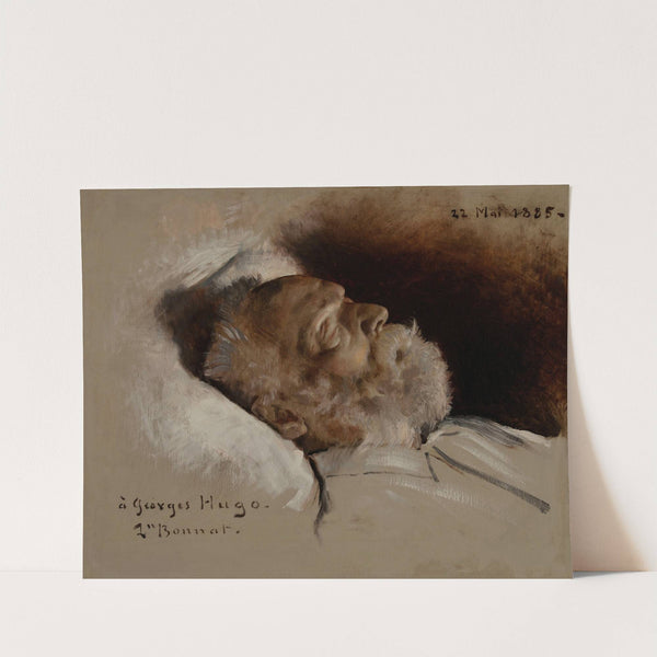 Victor Hugo sur son lit de mort by Léon Bonnat