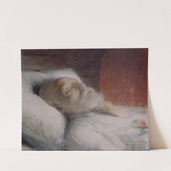 Victor Hugo sur son lit de mort (1885) by Désiré François Laugee