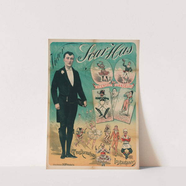 Victor Scav-Has Excentric Danseur Transformations Instantanées (1888) by Imp. Charles Lévy